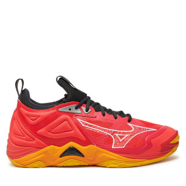 👞 Batai uždaroms aikštelėms Mizuno Wave Momentum 3 V1GA231204 Koralų