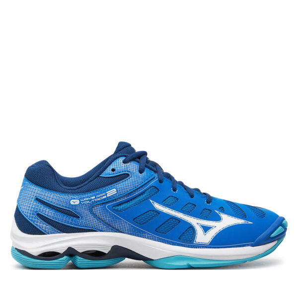 👞 Batai uždaroms aikštelėms Mizuno Wave Voltage 2 V1GA2460 Mėlyna