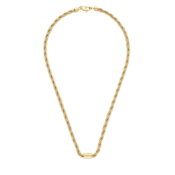 📿 Vėriniai, Kaklo papuošalas Armani Exchange Icon Chains AXG0126710 Auksinė