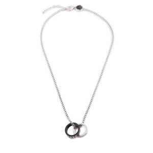 📿 Vėriniai, Kaklo papuošalas Diesel Double Pendant Only The Brave DX1168040 Sidabrinė