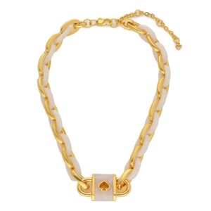 📿 Vėriniai, Kaklo papuošalas Kate Spade Link Neck KD316 Auksinė