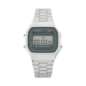 🕒 Laikrodžiai, Laikrodis Casio A168WA-3AYES Sidabrinė