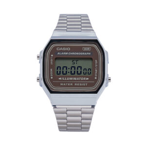 🕒 Laikrodžiai, Laikrodis Casio A168WA-5AYES Sidabrinė