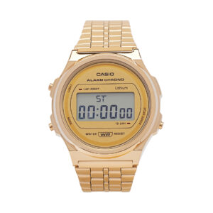 🕒 Laikrodžiai, Laikrodis Casio A171WEG-9AEF Auksinė