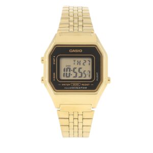 🕒 Laikrodžiai, Laikrodis Casio Casio Vintage Digital LA680WEGA-1ER Auksinė