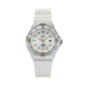 🕒 Laikrodžiai, Laikrodis Casio Lady Translucent LRW-200HS-7EVEF Skaidrus