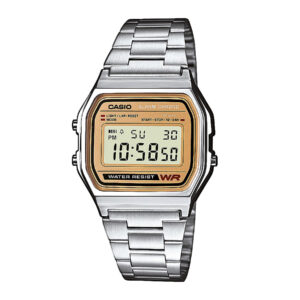 🕒 Laikrodžiai, Laikrodis Casio Vintage A158WEA-9EF Sidabrinė