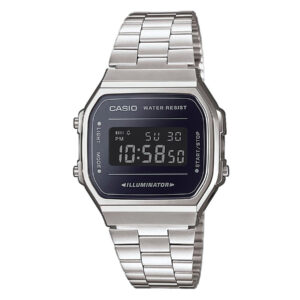 🕒 Laikrodžiai, Laikrodis Casio Vintage A168WEM-1EF Sidabrinė