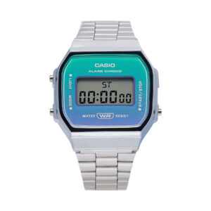 🕒 Laikrodžiai, Laikrodis Casio Vintage A168WER-2AEF Sidabrinė