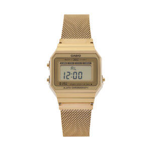 🕒 Laikrodžiai, Laikrodis Casio Vintage A700WEMG-9AEF Auksinė