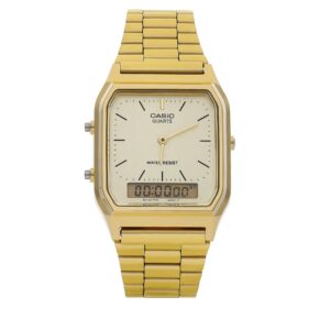 🕒 Laikrodžiai, Laikrodis Casio Vintage AQ-230GA-9DMQYES Auksinė