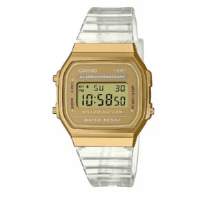 🕒 Laikrodžiai, Laikrodis Casio Vintage Digital A168XESG-9AEF Auksinė