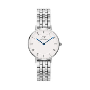 🕒 Laikrodžiai, Laikrodis Daniel Wellington Petite Roman Numerals 5-Link DW00100685 Sidabrinė