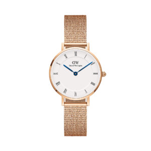 🕒 Laikrodžiai, Laikrodis Daniel Wellington Petite Roman Numerals Melrose DW00100681 Auksinė