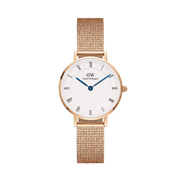 🕒 Laikrodžiai, Laikrodis Daniel Wellington Petite Roman Numerals Melrose DW00100681 Auksinė