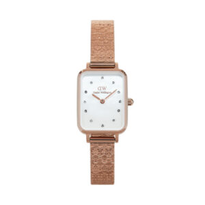 🕒 Laikrodžiai, Laikrodis Daniel Wellington Quadro Lumine Pressed Piano DW00100578 Auksinė