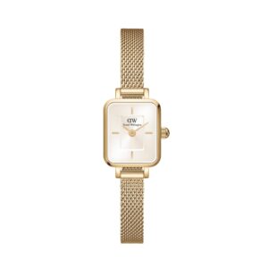 🕒 Laikrodžiai, Laikrodis Daniel Wellington Quadro Mini Evergold DW00100656 Auksinė