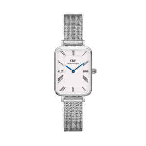 🕒 Laikrodžiai, Laikrodis Daniel Wellington Quadro Roman Numerals Sterling DW00100690 Sidabrinė