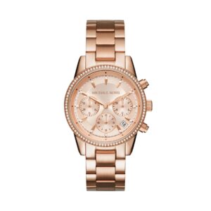 🕒 Laikrodžiai, Laikrodis Michael Kors Ritz MK6357 Auksinė