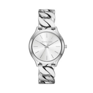 🕒 Laikrodžiai, Laikrodis Michael Kors Slim Runaway MK7474 Sidabrinė