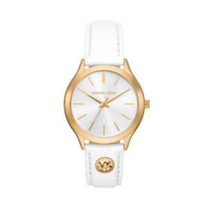 🕒 Laikrodžiai, Laikrodis Michael Kors Slim Runway MK7466 Balta