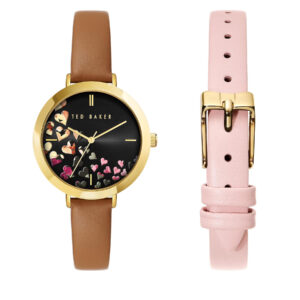 🕒 Laikrodžiai, Laikrodis Ted Baker Ammy Hearts BKG028000 Ruda