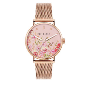 🕒 Laikrodžiai, Laikrodis Ted Baker Phylipa BKPPHS237 Auksinė