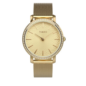 🕒 Laikrodžiai, Laikrodis Timex City TW2V52200 Auksinė