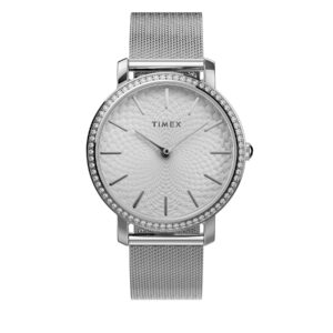 🕒 Laikrodžiai, Laikrodis Timex City TW2V52400 Sidabrinė