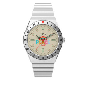 🕒 Laikrodžiai, Laikrodis Timex Lab Archive 1971 Unity Collection TW2V25800 Sidabrinė