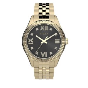 🕒 Laikrodžiai, Laikrodis Timex Waterbury TW2V45700 Auksinė